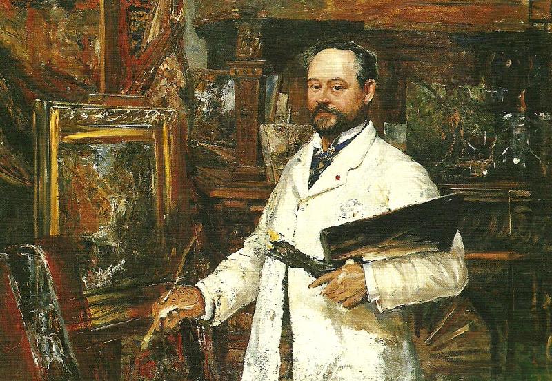 Ernst Josephson Portratt av ALFRED Wahlberg oil painting image